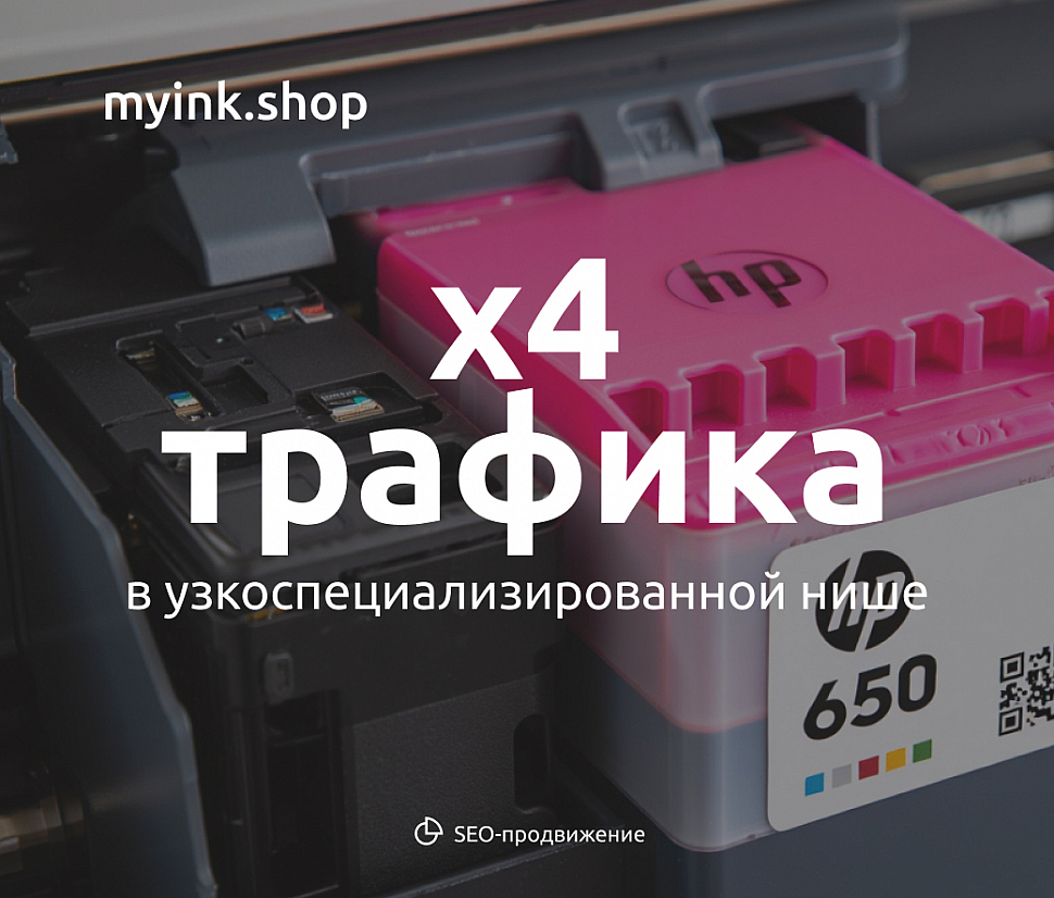 Рост трафика и продаж через системное продвижение — Кейс myink.shop